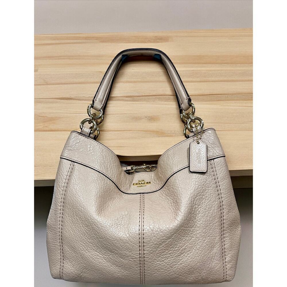 Coach F23537 Small Lexy Pebbled Leather Convertible Bag